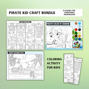 Pirate Printable Pirate Printable Activities Printable Crafts for Kids ...