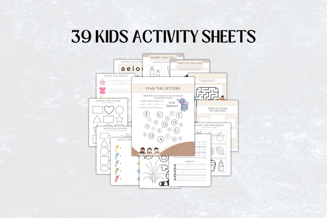 Activity Sheets Kids Activity Sheet Kids Coloring Pages Printable