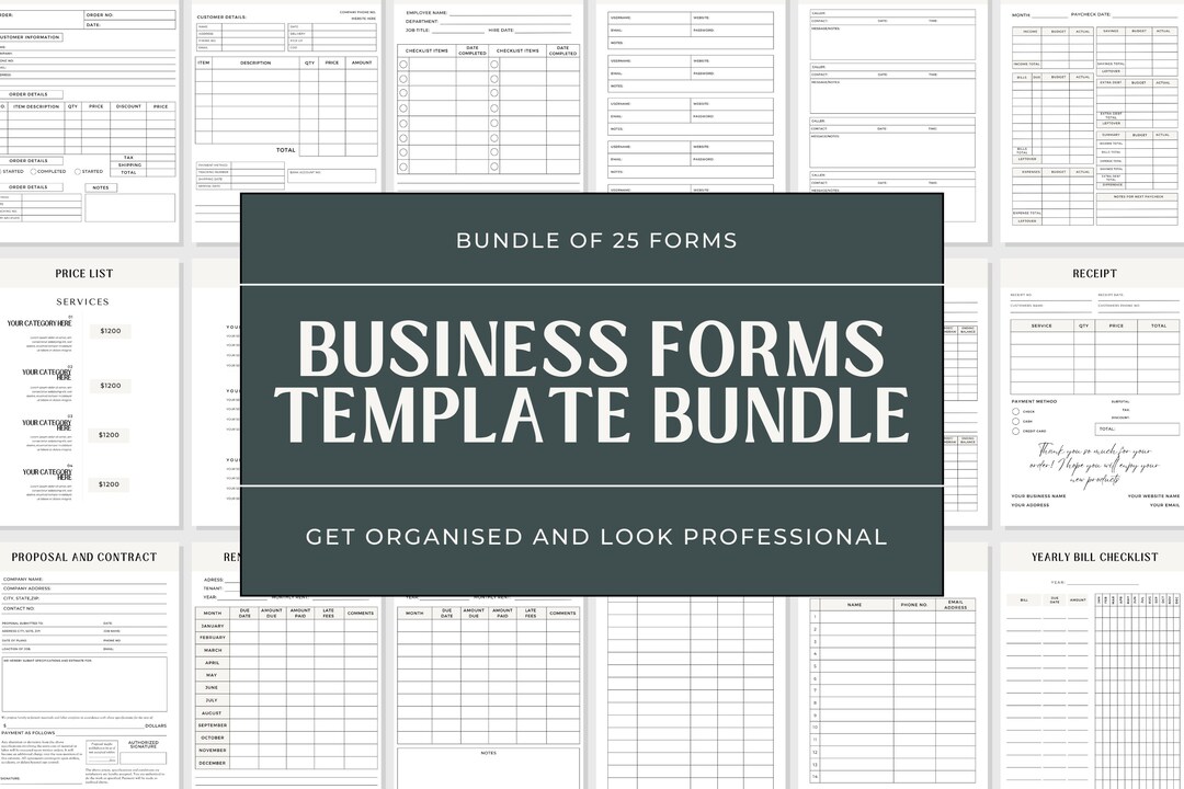 Business Forms Templates Small Business Form Templates Small Business