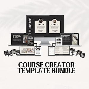 Course Templates Canva | Course Workbook Template | Online Course Template Canva | Course Creator Template Canva | Course Creator Bundle