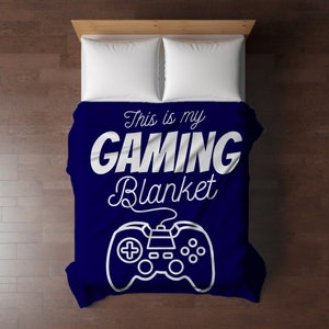 Gamer Gift, Gaming Blanket, Gamer Boyfriend gift, Gamer Girl, Valentine gift for her, gamer room decor, gamer gift idea, Fleece Blanket