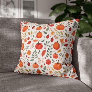 Fall decor, Throw pillow covers, Fall Pillow, Fall Pillow Case, Pumpkin Decor, Pillowcase, Pillow Cover, Sofa throw, Fall housewarming gift