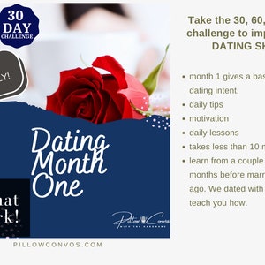 1st Month Dating Skills Guide, Newly Dating 30 60 90 Days Challenge, Rules For New Date Relation Workbook