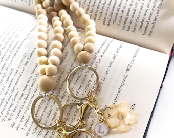 Long beaded lanyard | Teacher lanyard | boho colors lanyard | Personalized lanyard