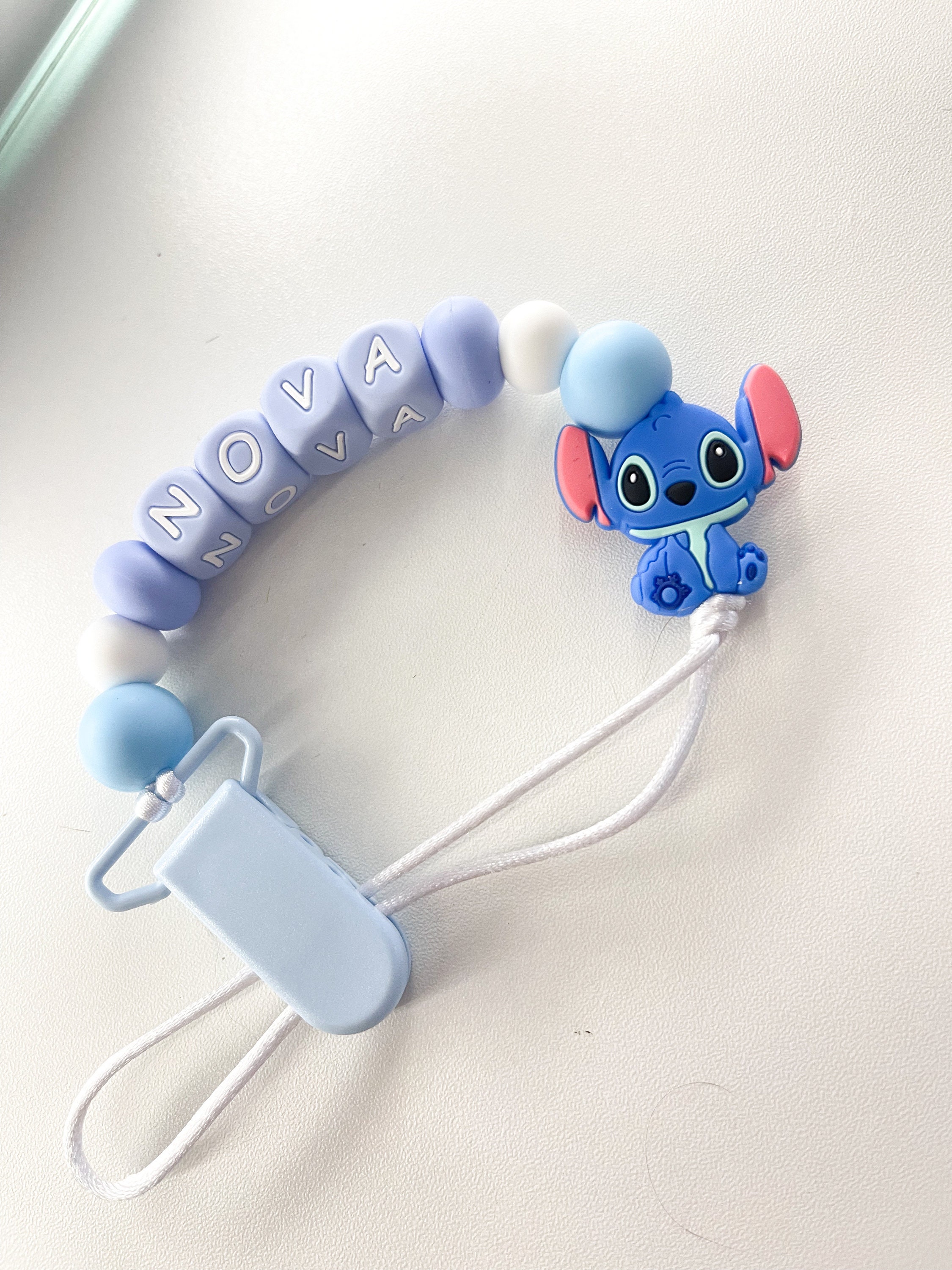 Baby Stitch Straw Topper With Pacifier Flexible Fits Stanley 
