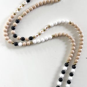 long beaded lanyard