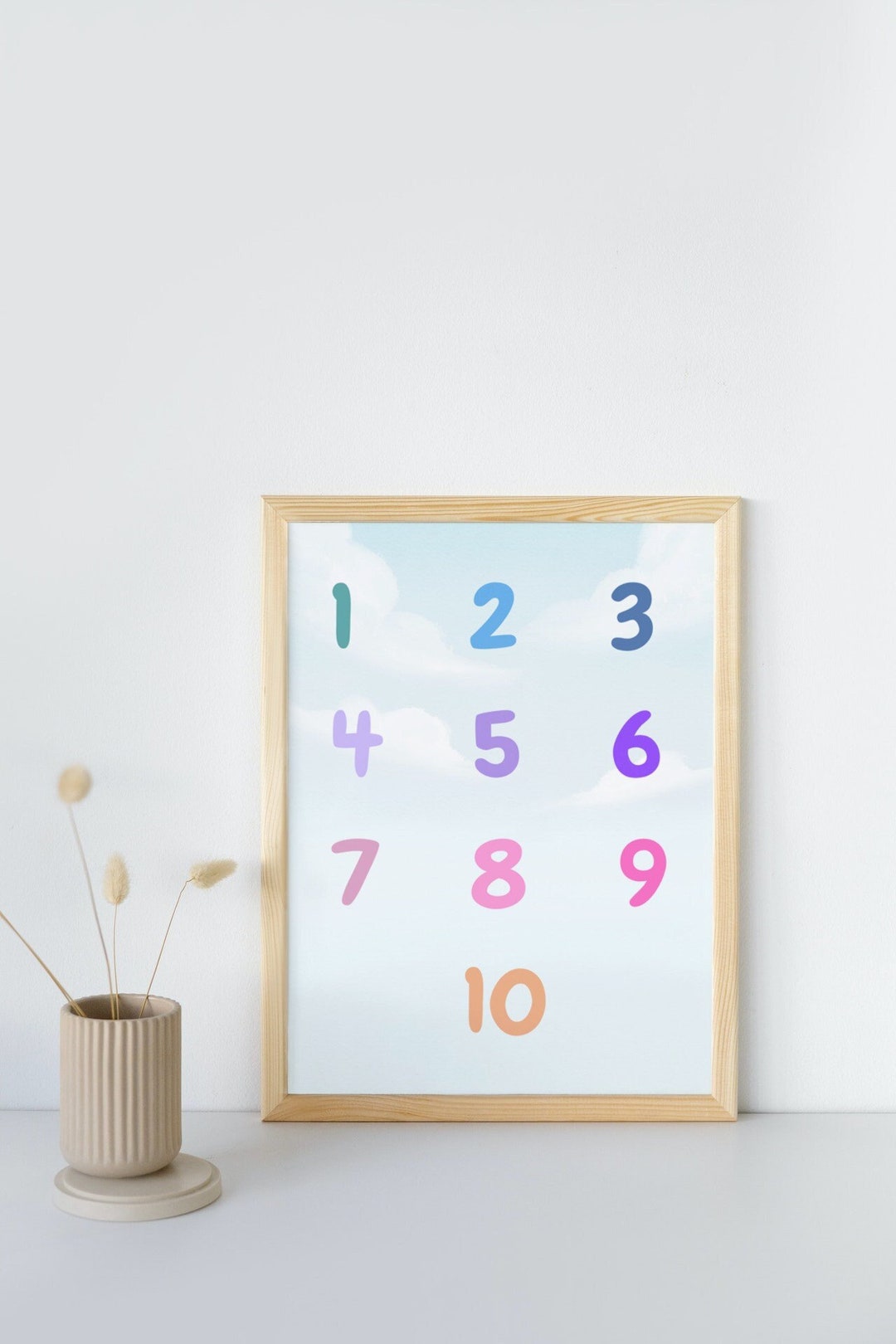 Educational Posters: Numbers maths Digital Downloads - Etsy