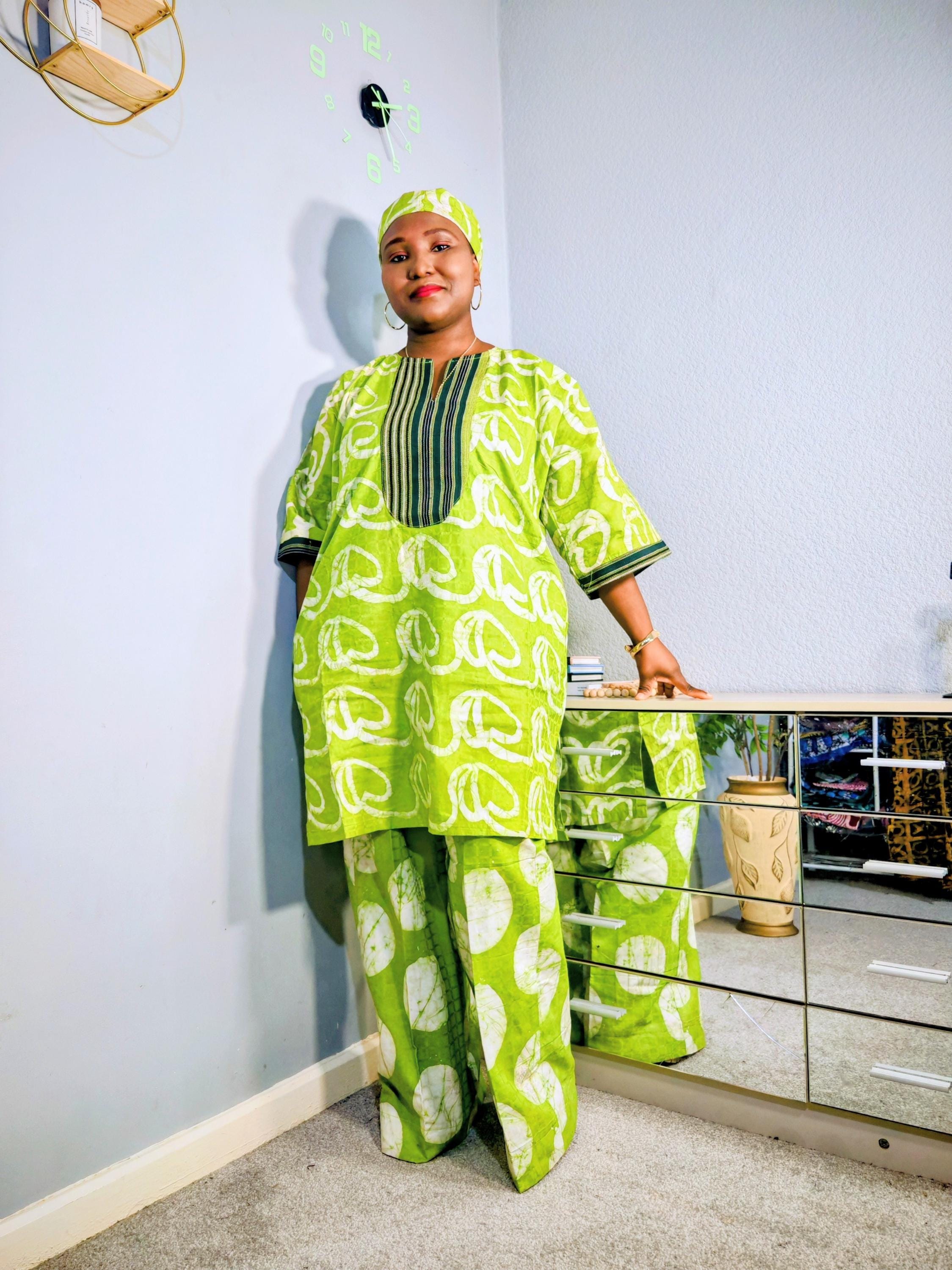 African Lime Green Dresses - Etsy