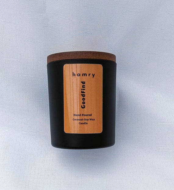 Hand Poured Coconut Soy Candle: 35 Hour Burn Time, Luxury Jar