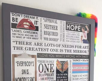 LGBTQ+ Inspirational Film Quotes Poster