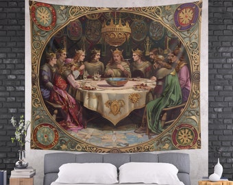 Tapisserie de jute tissée à la main décorative Multicolore 40x50cm