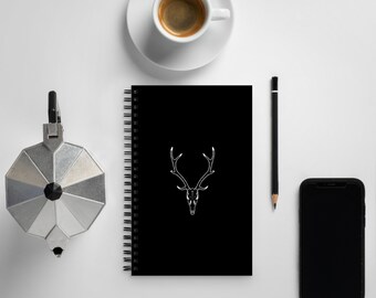 Axis Deer and Medical Lined Spiral notebook - note taking journal