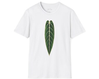 Queen Anthurium Illustration T-Shirt | Golden Accents, Plant Lover Tee
