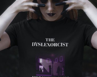 The Dyslexorcist - Your Mother Cooks Socks In Hell Funny Shirt - Exorcist Parody Punny Tshirt - Sarcastic NSFW Horror Tee - Halloween Party