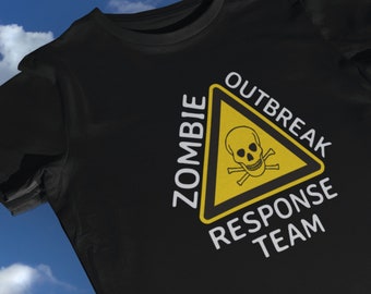 Zombie Outbreak Response Team - Walker T-Shirt - Halloween Tee Shirt - SHTF - Funny Tshirt - Zombie Apocalypse Present Gift Birthday