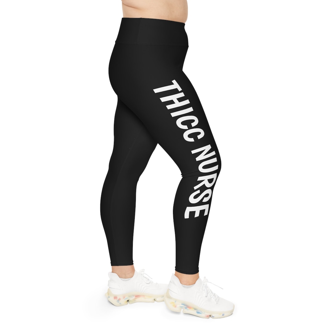 Nurse Leggings thicc Nurse/do You Lift Etsy