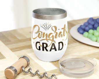 Congrats Grad Chill Wine Tumbler