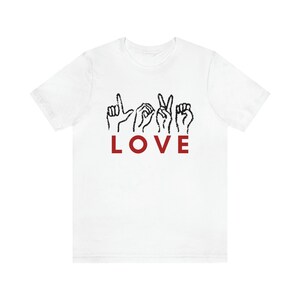 LOVE Gebärdensprache T-Shirt