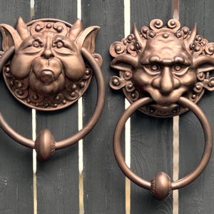 Labyrinth Inspired Door Knocker Set: Hand Painted, Magnet Embedded, Cruise Door Decor