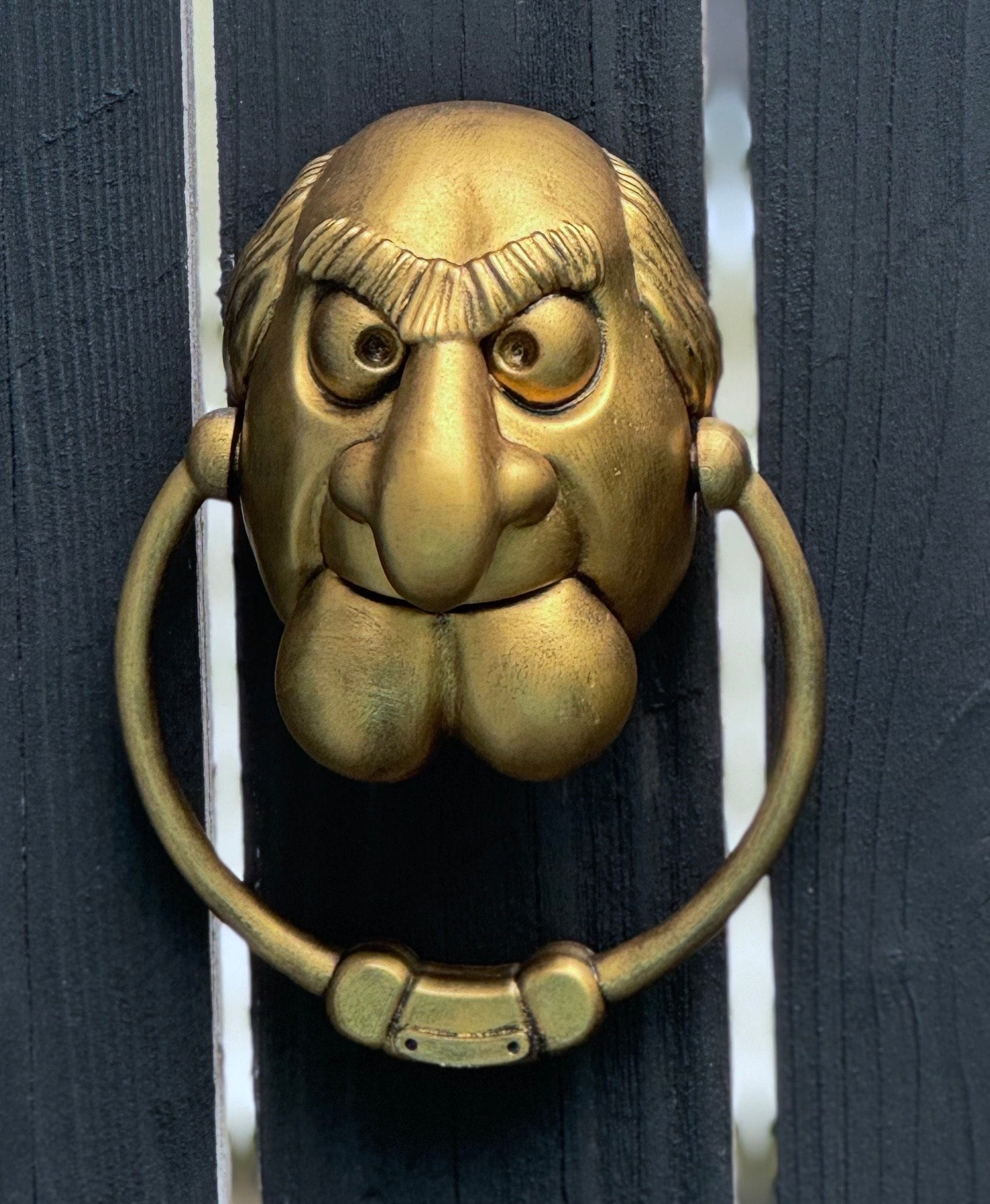 Muppets Christmas Carol Inspired Door Knocker Mount on Door or Use as a Fridge Fan Art