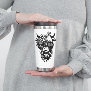 Funny Highland Cow SVG file – Perfect for crafting, works with Cricut and Silhouette, ideal for T-shirts, mugs, and home decor. High-quality design featuring a playful Highland Cow illustration, downloadable instant access.