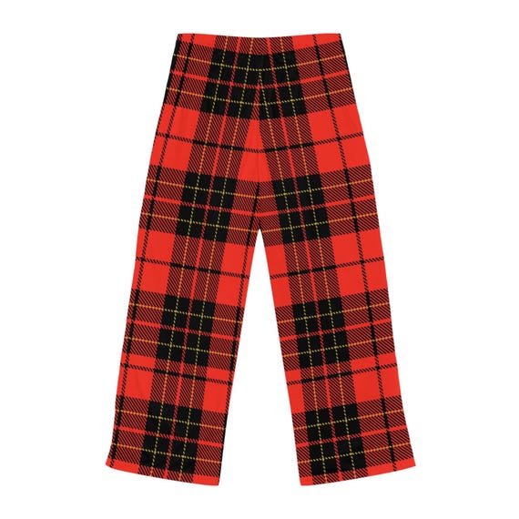 Red Black Plaid Women s Pajama Pants Flannel Sleepwear Tartan Bottoms Buffalo Check Lounge Pants Cozy Sleep Bottoms Comfy Loungewear Etsy UK