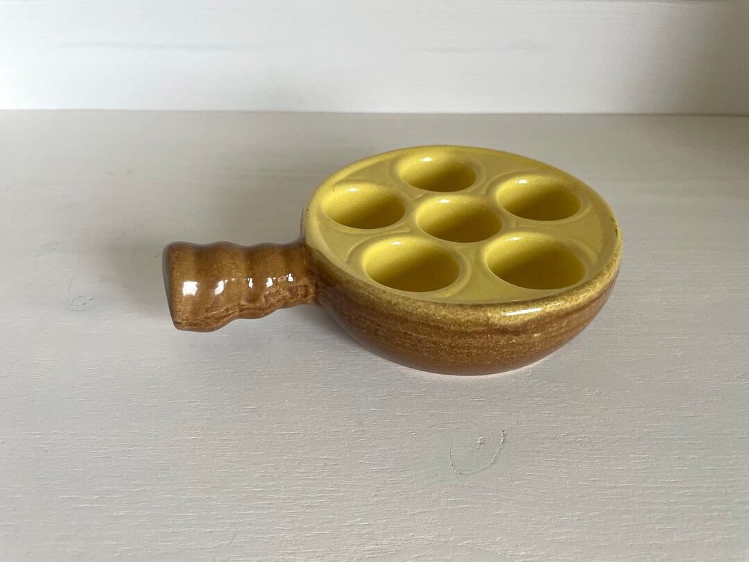 French Vintage Escargot Dish Ceramic Snail Serving and Etsy