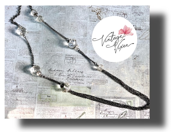 Vintage “You and I" Beaded Necklace - image 1
