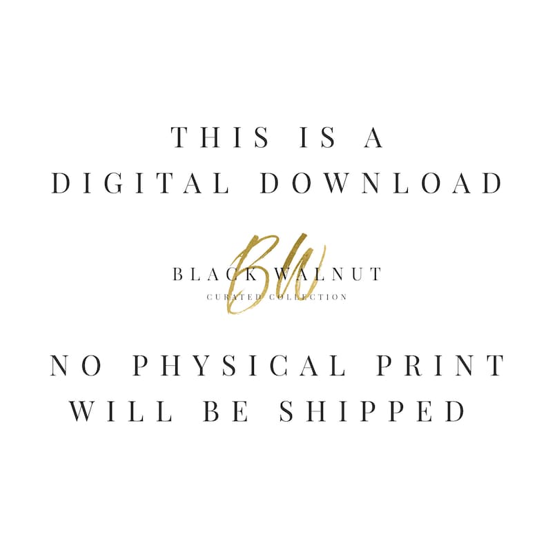 Puede incluir: Texto superpuesto sobre un fondo blanco que dice "Esto es una descarga digital. Black Walnut Curated Collection. No se enviar&aacute; ninguna impresi&oacute;n f&iacute;sica."