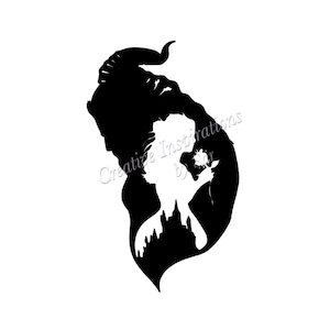 Beauty and the Beast Inspired Decal