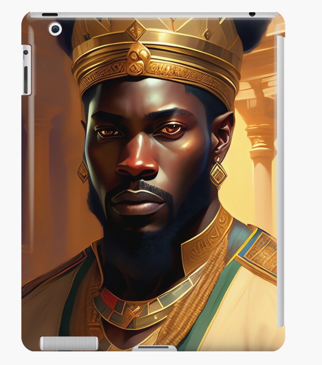 Black African King 2 AI Art Digital Art Print Wall Art Digital black-african-king-2-ai-art-digital-art-print-wall-art-digital