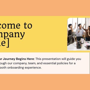 New Employee Onboarding Template: Customizable HR Handbook Canva PDF Download