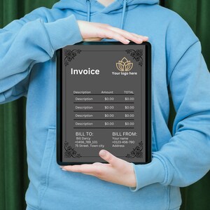Receipt templates, receipt, photographer receipts receipts template, contractor receipt, minimalist receipt,