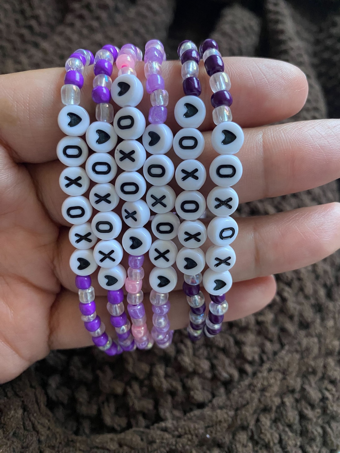 [Beaded Blondes] XOXO Charm Bracelet