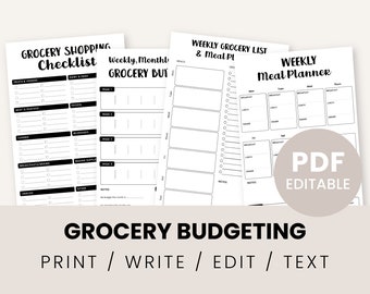 Grocery Budget | Mom Planner | Meal Prep | Meal Planning | Healthy Budgeting