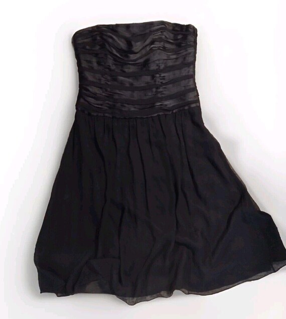 strapless open back dress Mixed Media Fit and Flare Sweater Dress – English Factory main image 1