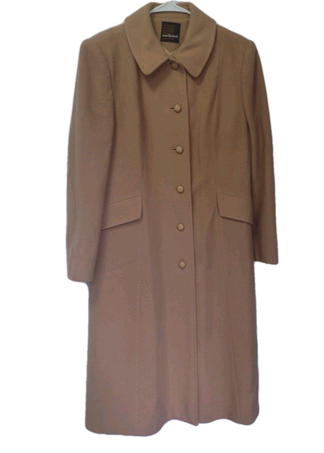 Vintage Mackintosh Wool Coat - Etsy
