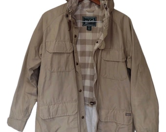 Woolrich Woolen Mills Daiki Suzuki Women's Khaki Parka L Fixed