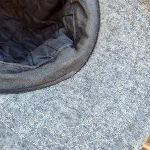 Vintage 80s Filson Wool Trapper Hat Shearling Lined USA ACTWU Medium image 9