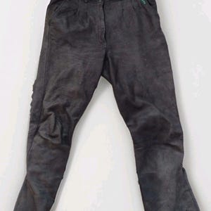 Vintage 1970s Jumper King All Leather Riding Breeches  Made in Germany