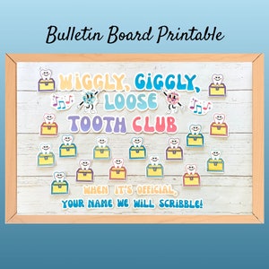School Nurse Bulletin Board Kit, Kindergarten Bulletin Board Set Printable, School Nurse Decor, Lost Tooth Board Ideas, Health Office Sign