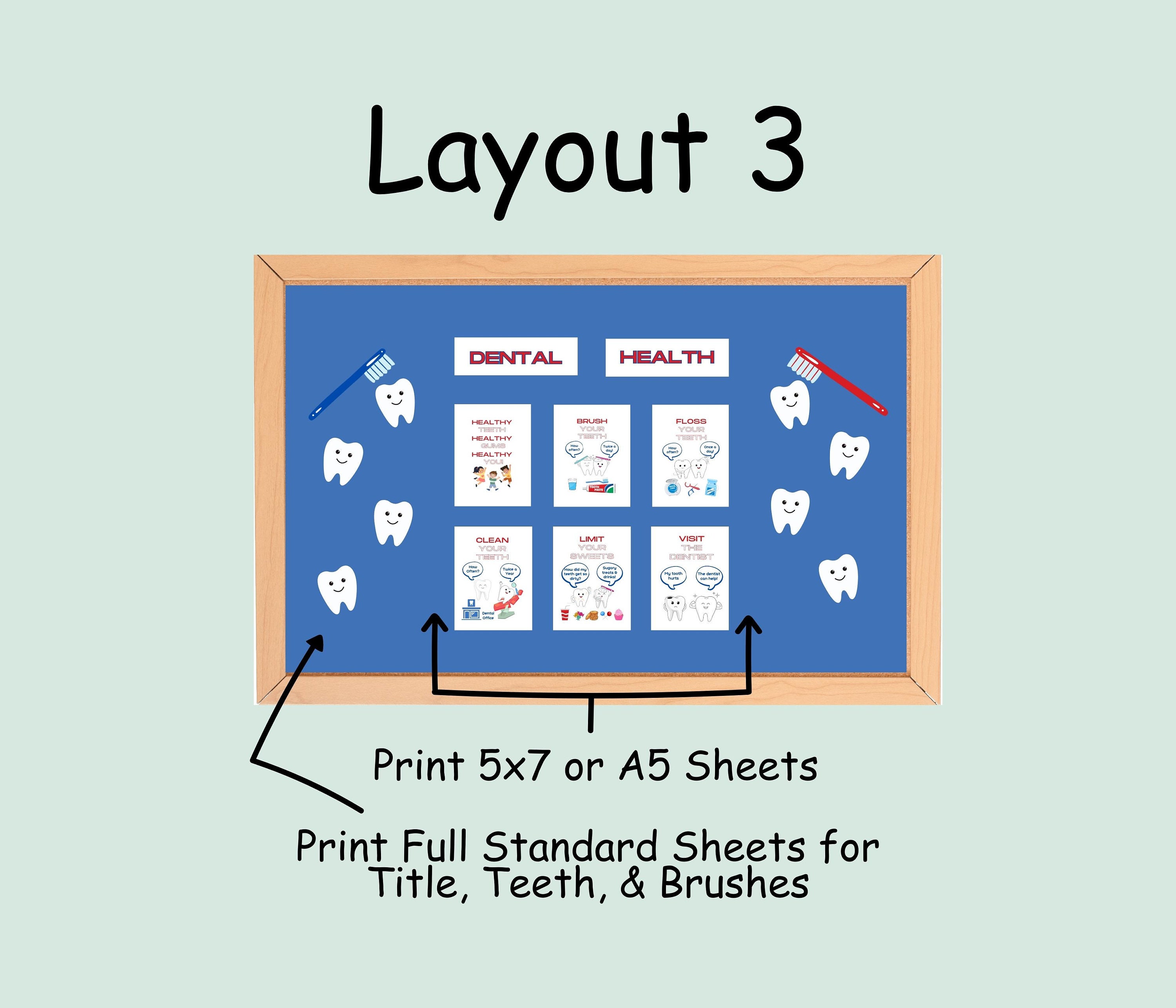 School Nurse Bulletin Board Kit School Nurse Printable School Nurse