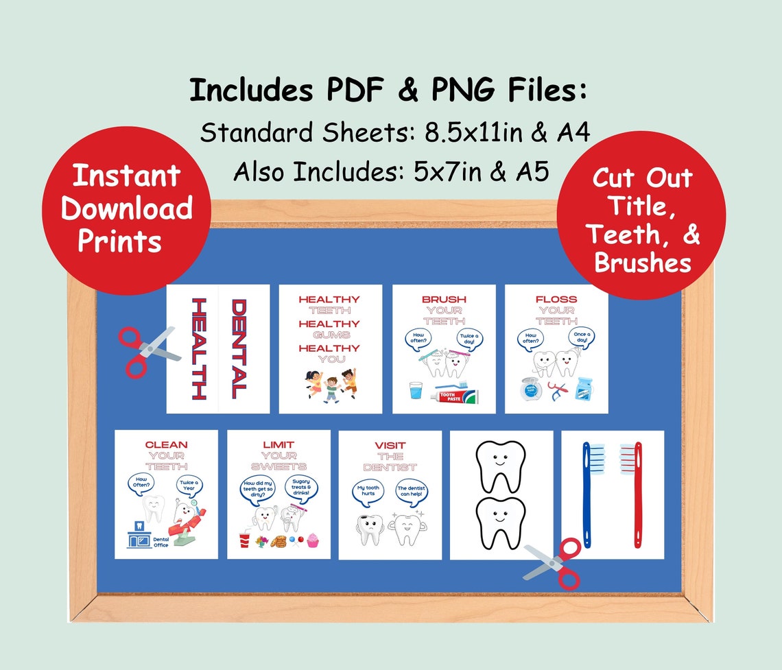 School Nurse Bulletin Board Kit School Nurse Printable School Nurse