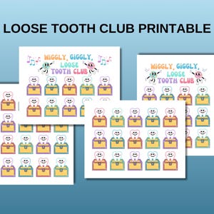 Lost Tooth Club Printable: School Nurse Office Decor (Digital Download)