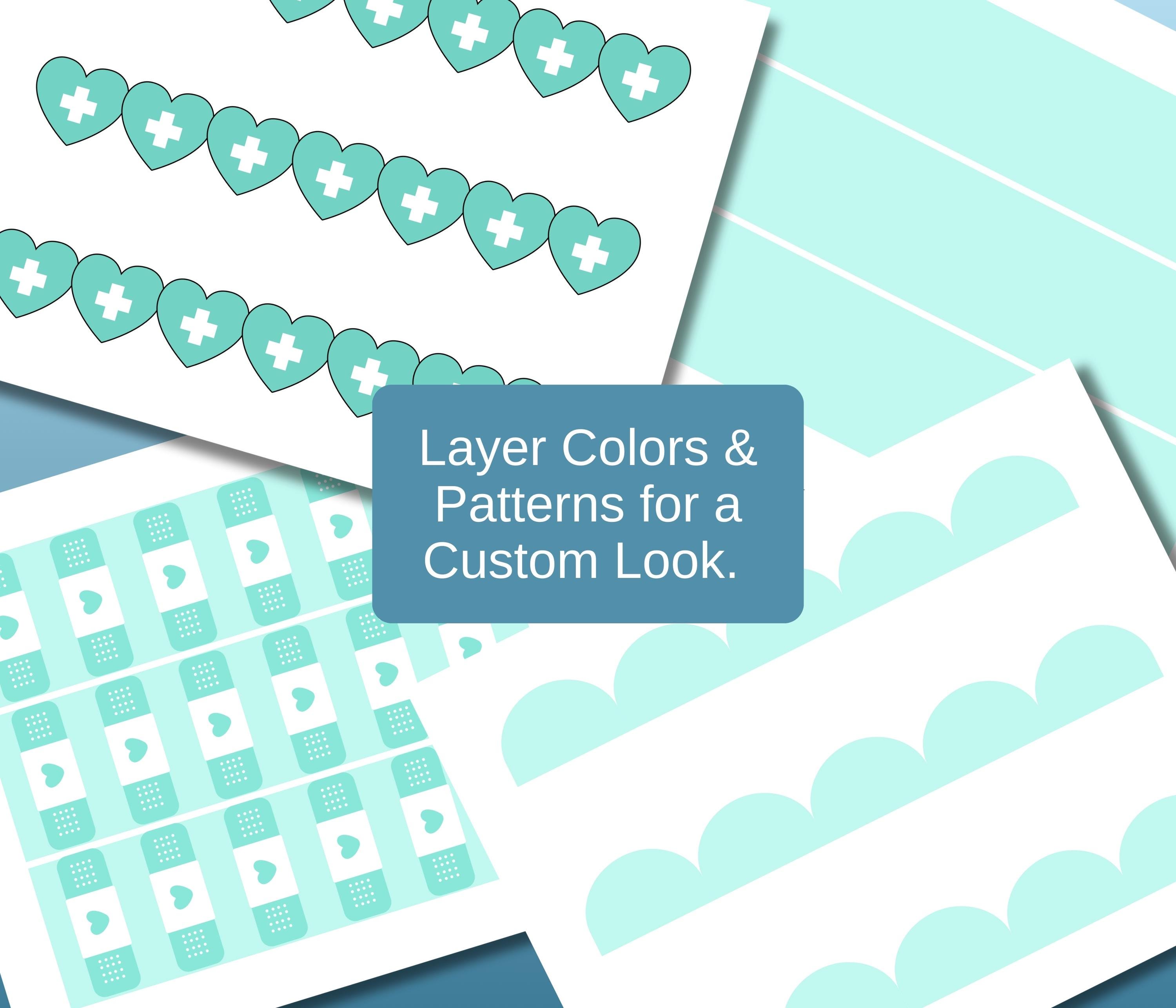 Pastel First Aid Bulletin Board Borders: Hearts & Bandages (PDF ...