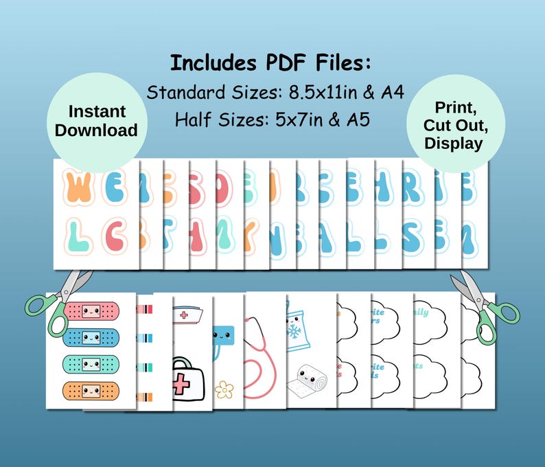 Meet the Nurse Bulletin Board Kit: Pastel School Decor (PDF Printable ...