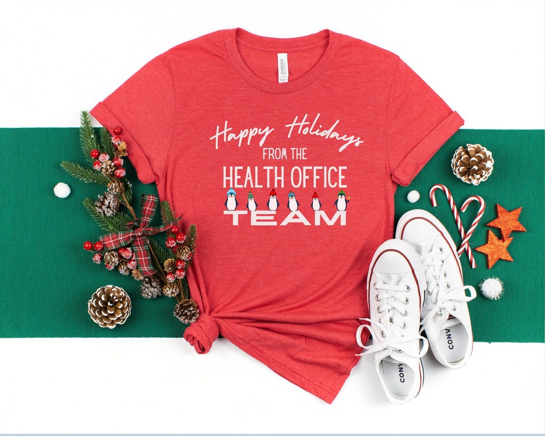 Health Office Holiday Shirt, Christmas Health Team Tee, Medical Team Shirt, Health Team Shirt