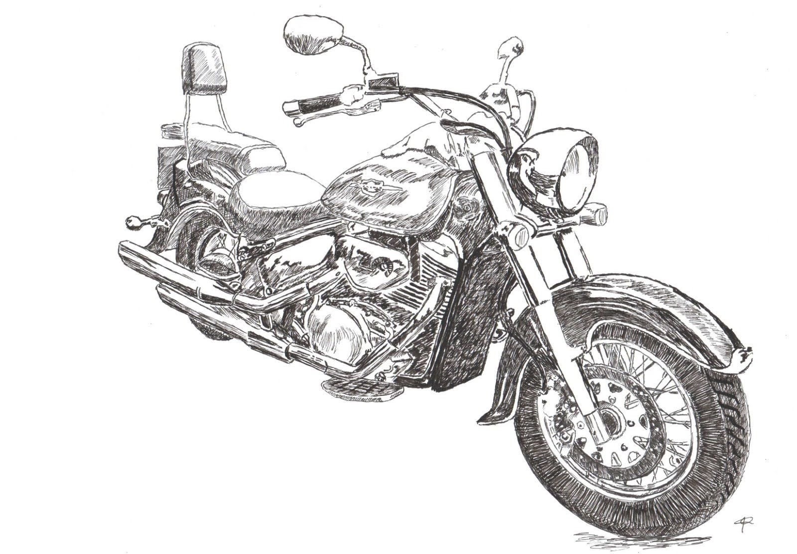 Sketch  HarleyDavidson by Marcelo Schultz on Dribbble