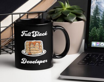 Tazza per sviluppatore full stack, tazza da caffè programmabile, tazza in ceramica, regalo per uomini, regalo per donne, umorismo di codifica