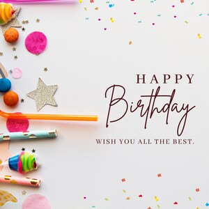 Cartes numériques d’anniversaire